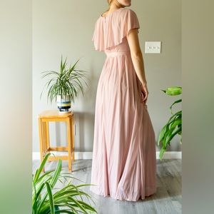 Azazie Jael Dress Dusty Rose Size A4